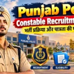 Punjab Police Constable recruitment 2026 candidate selection and eligibility guide image