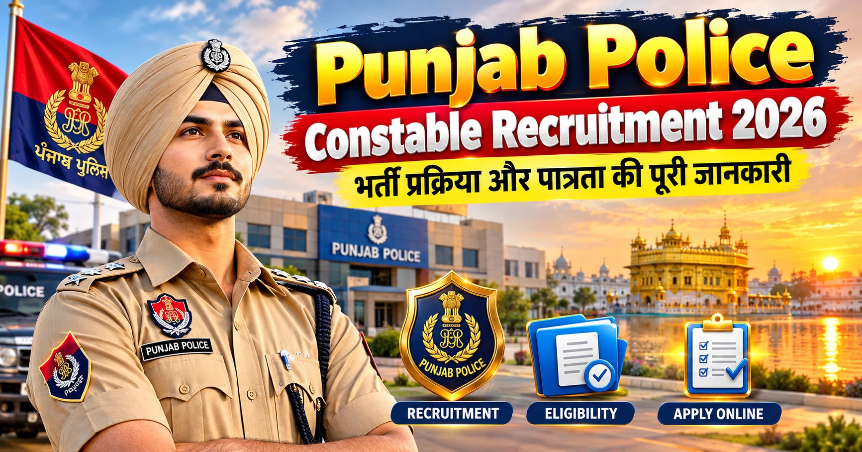 Punjab Police Constable recruitment 2026 candidate selection and eligibility guide image